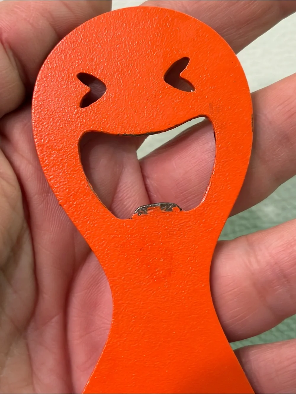 Orange Novelty Magnetic Bottle Opener Fridge Magnet Tosbaa